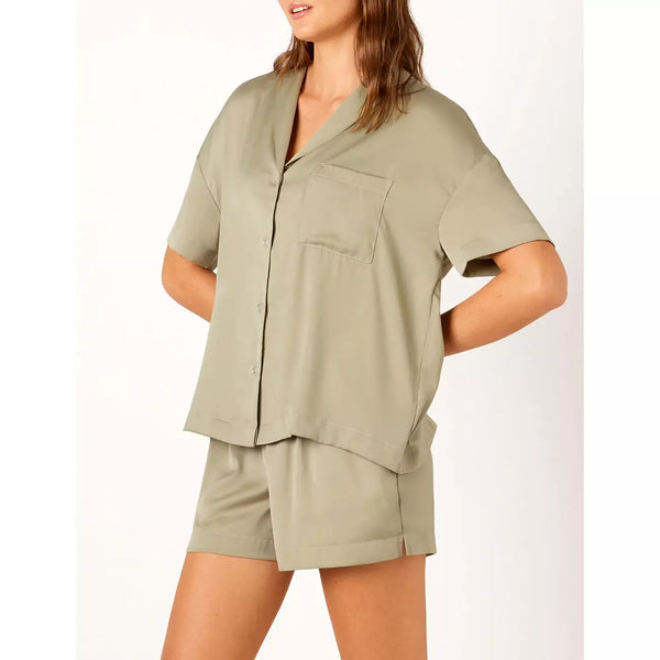 Ambra Short Sleeve Shirt - Pistachio - Willow and Vine