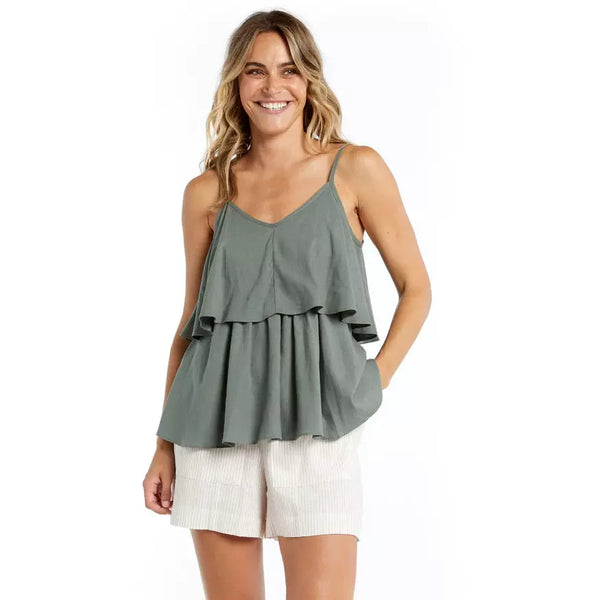 Fifi Cami - Deep Green - Willow and Vine