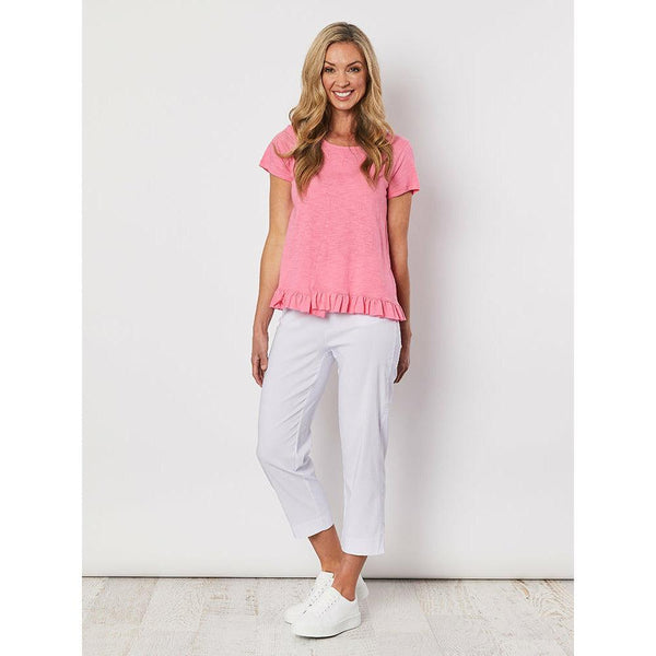 Frilled Hem Tee - Willow and Vine