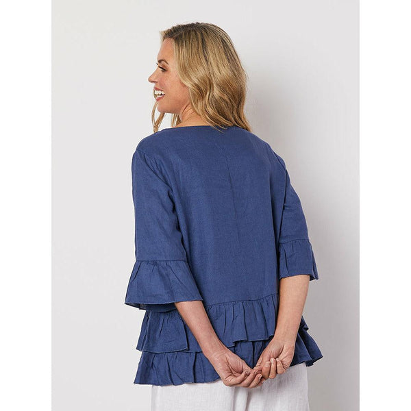 Frilled Hem Top - Willow and Vine