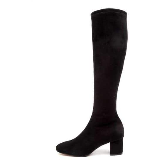 Irossi Mircosuede Knee High Boots - Black - Willow and Vine