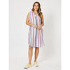 Multi Stripe Linen Dress - Willow and Vine