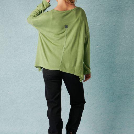Panel Drape Top - Green - Willow and Vine
