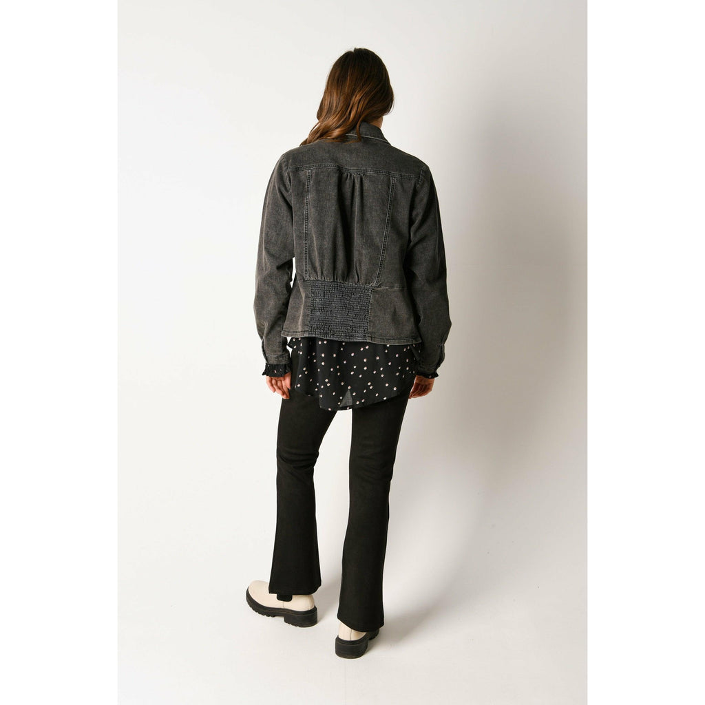 Shirred Back Jacket - Willow and Vine