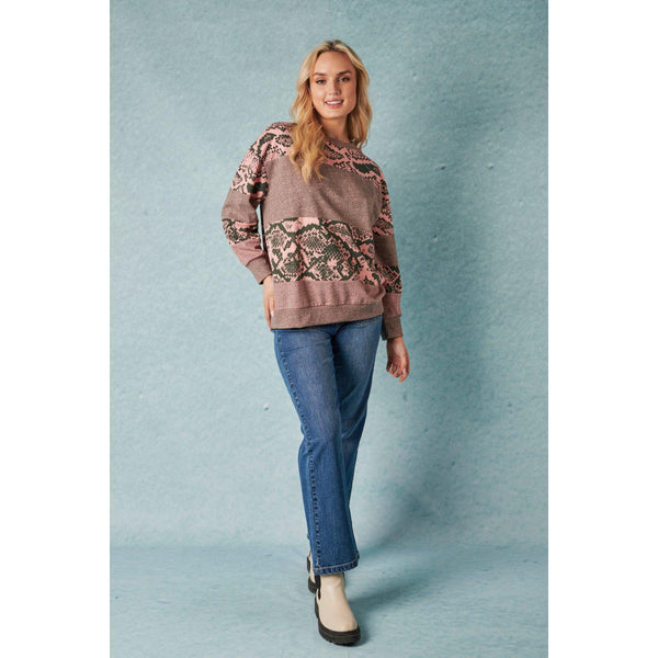 Slouch Pullover - Mixed Animal - Willow and Vine