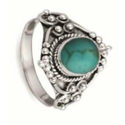 Turquoise Boho Ring - Willow and Vine