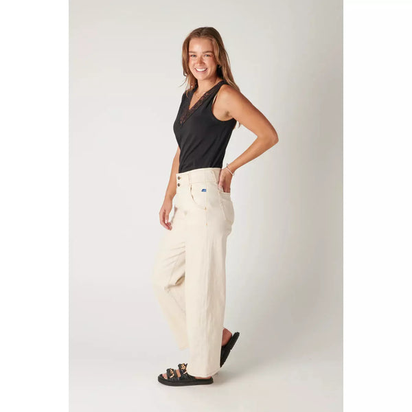 Wide Leg Jean - Stone - Willow and Vine